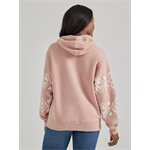 COTON OUATÉ WRANGLER FEMME AZTEC ROSE LOGO BOURGOGNE GR.XXL