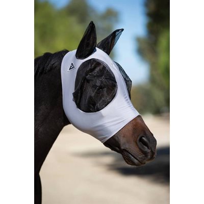 FLY MASK LYCRA PROF.CHOICE GREY SZ.HORSE