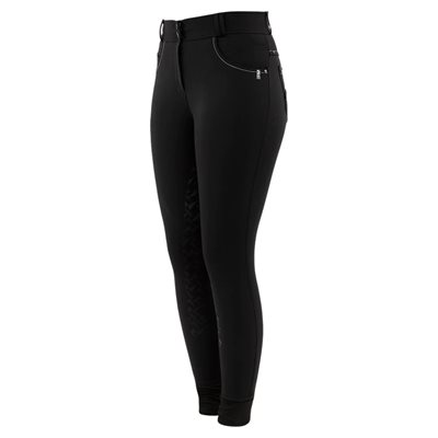 BR BREECHES CATHERINE BLACK SILICONE SEAT GR:30