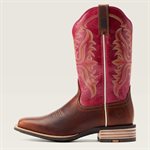 BOTTE WESTERN ARIAT OLENA CARAMEL / BERRY ROUGE 9.5B